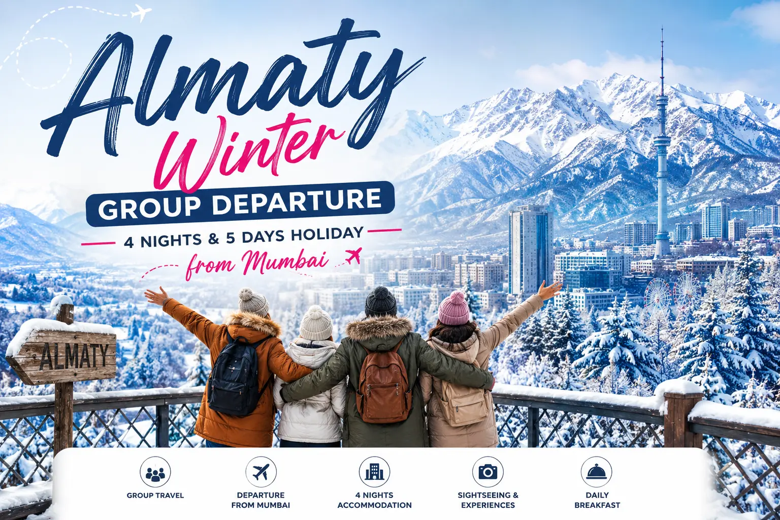 Almaty Tour Package from Mumbai